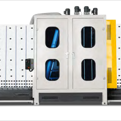 Glass washing machine-vertical type
