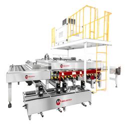 Glass washing machine-Air knife type